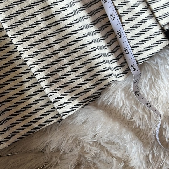 NWT Anthropologie x Eva Franco Alma Fit & Flare Dress Ecru Brown Stripe 6 - Picture 12 of 16